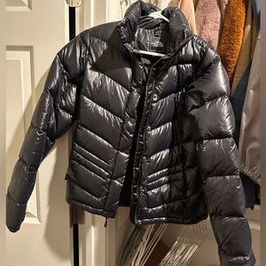 Black puffer jacket